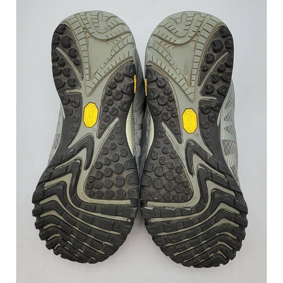 Merrell 'Monument' Women’s Grey Hiking Shoes Size 6.5 Vibram Sole & Blue Accents - Picture 11 of 14